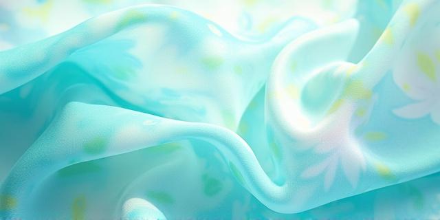 夏の睡蓮ストール